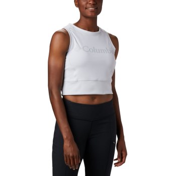 Columbia Windgates Cropped, Camiseta Sin Manga Blancos Grises Para Mujer | 426039-TPH